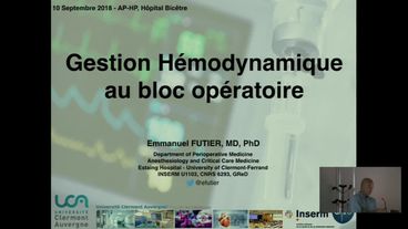 Gestion de l'hémodynamique au bloc opératoire